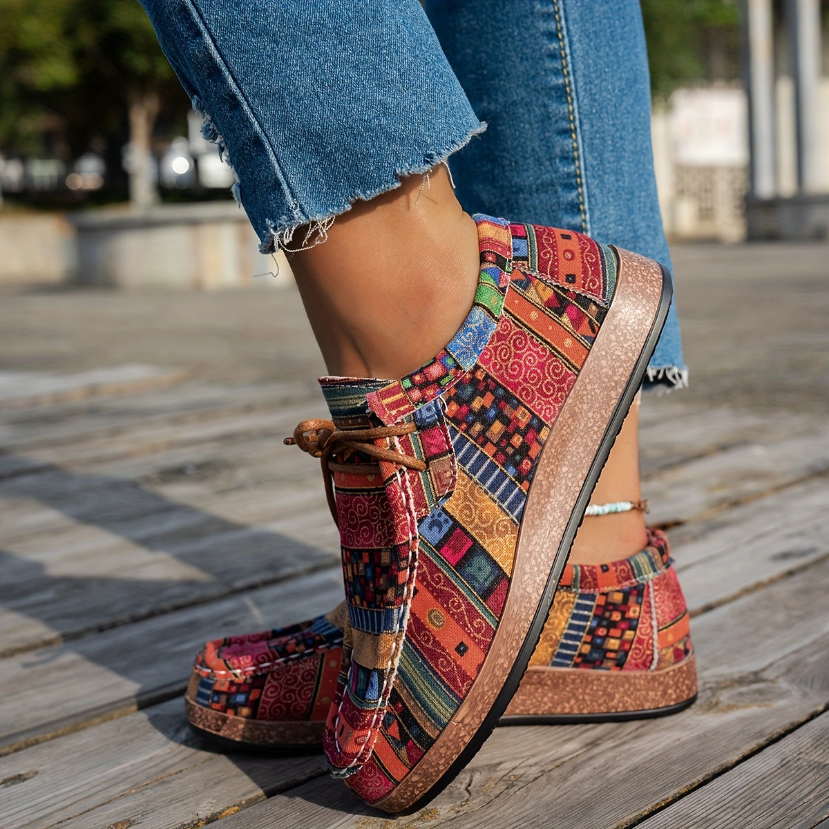 Nayla | Zapatos de mujer retro coloridos