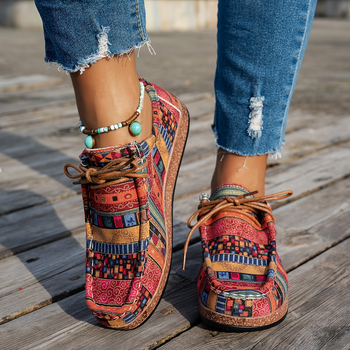 Nayla | Zapatos de mujer retro coloridos