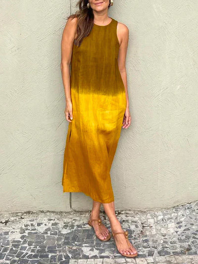 AMALIA | Vestido Largo con Estilo Natural y Comodidad Envolvente para Cada Ocasión