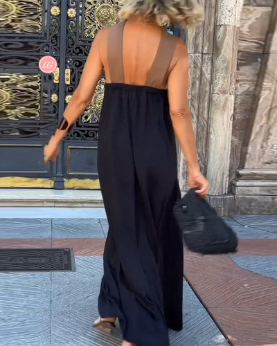 SIENNA | Vestido Elegante con Espalda Descubierta y Cuello Cruzado a la Moda