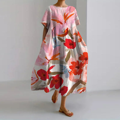 VALENTINA | Vestido Floral de Verano con Corte Halagador y Libertad de Movimiento.