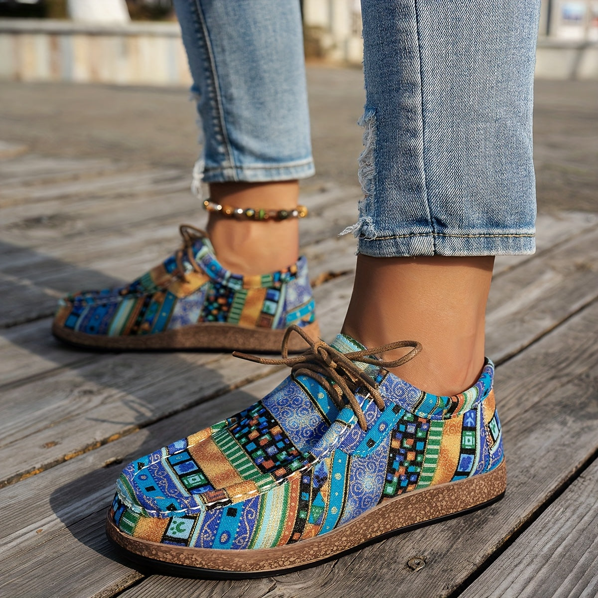 Nayla | Zapatos de mujer retro coloridos