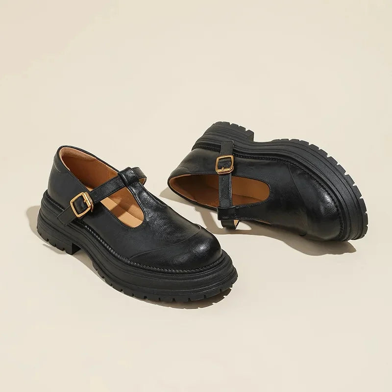 Mary Janes - Zapato Elegante de Cuero