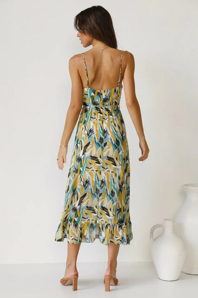 GABRIELLA | Vestido de Verano Impreso con Comodidad Fresca y Estilo Soleado para Días Libres