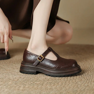 Mary Janes - Zapato Elegante de Cuero