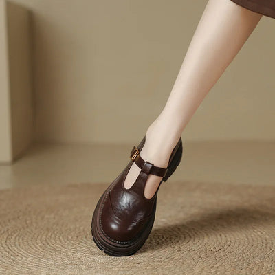Mary Janes - Zapato Elegante de Cuero