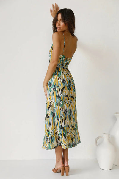 GABRIELLA | Vestido de Verano Impreso con Comodidad Fresca y Estilo Soleado para Días Libres
