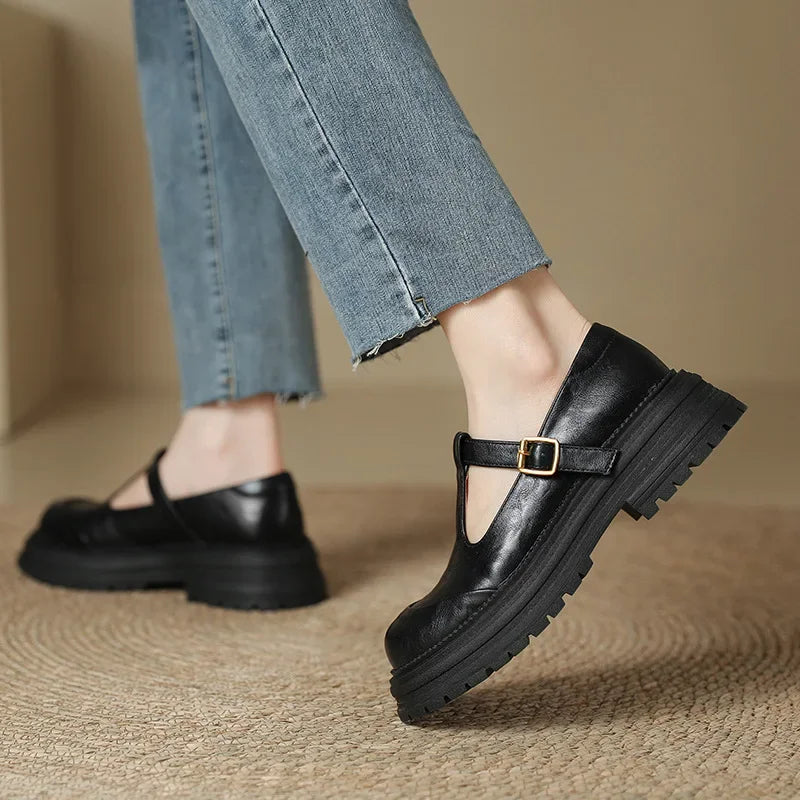 Mary Janes - Zapato Elegante de Cuero