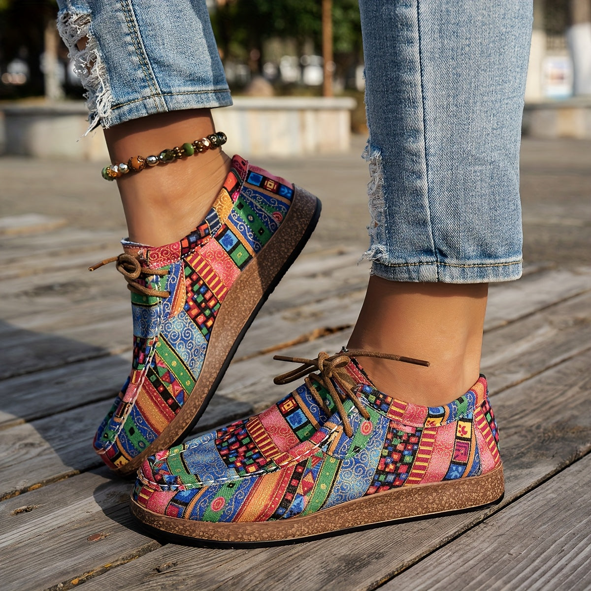 Nayla | Zapatos de mujer retro coloridos