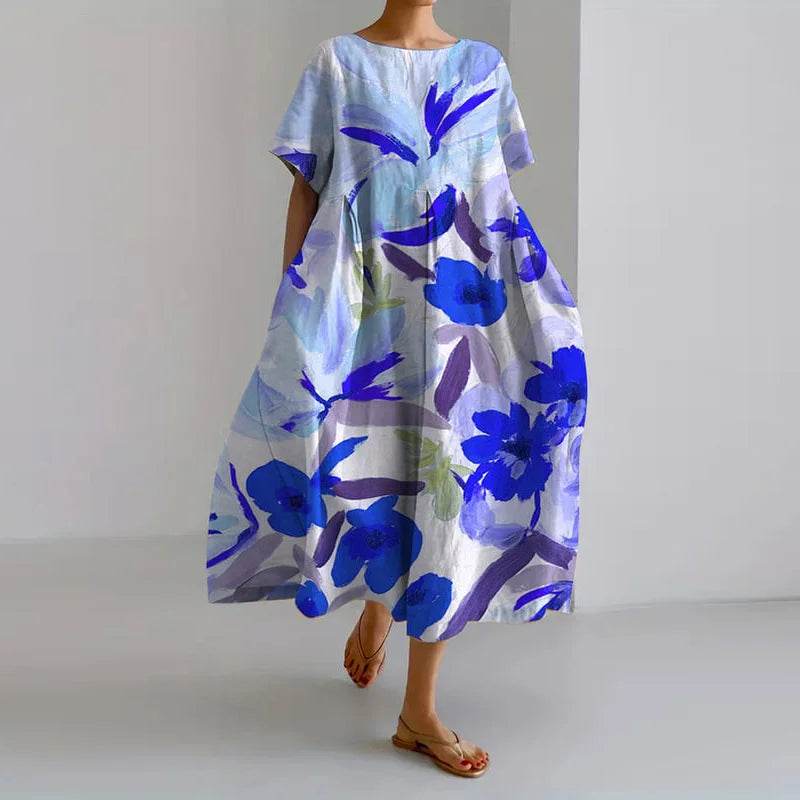 VALENTINA | Vestido Floral de Verano con Corte Halagador y Libertad de Movimiento.
