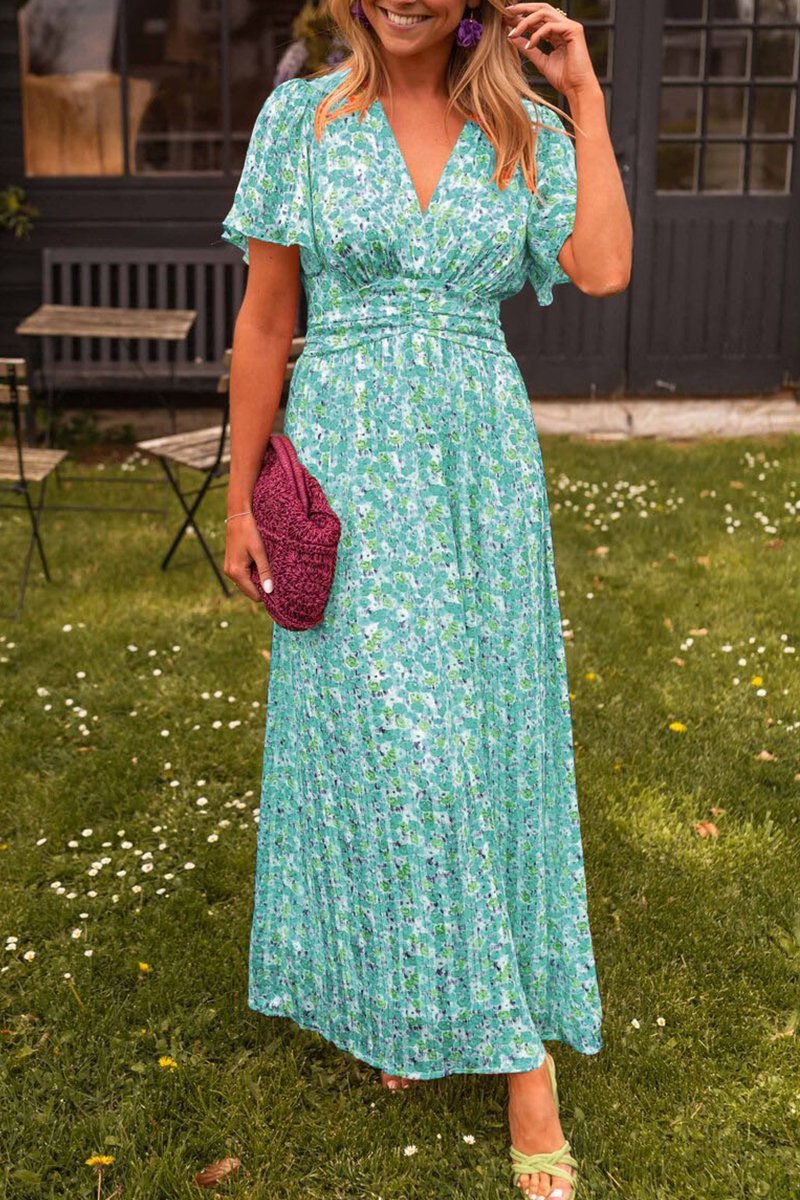Mariella | Vestido Largo de Flores con Estilo Romántico y Ligero