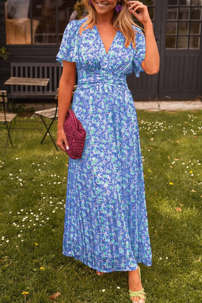 Mariella | Vestido Largo de Flores con Estilo Romántico y Ligero