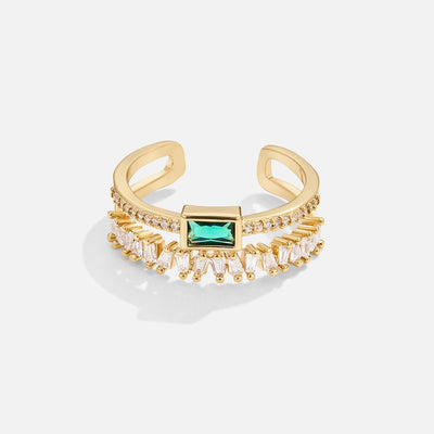 Anillo “Luz” – Cristal en capas