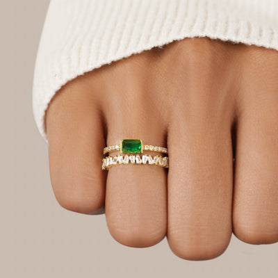 Anillo “Luz” – Cristal en capas